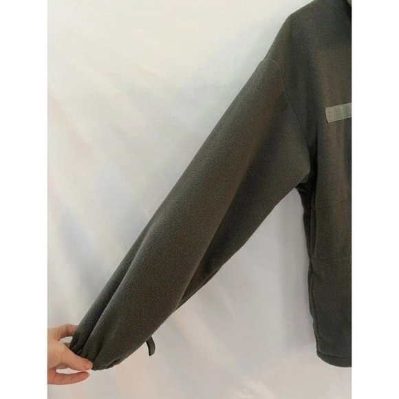 TRU-SPEC Micro Fleece Parka Mens Size Small Military Jacket/ Liner Green Fleece - Picture 4 of 8